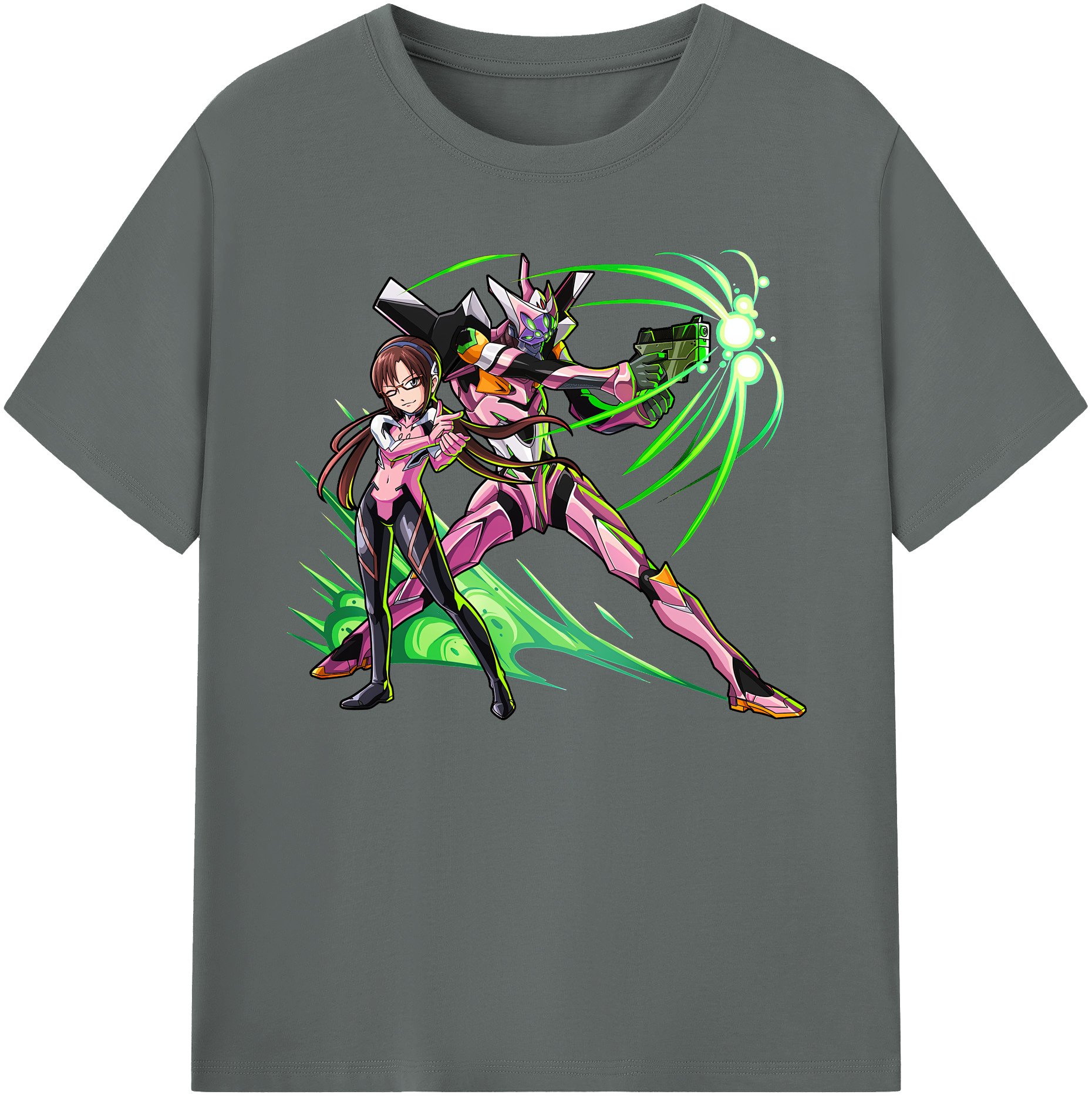 （画像用） EVA 新世紀エヴァンゲリオン 綿100％ メンズ半袖Tシャツ｜肌触りやわらか＆通気性